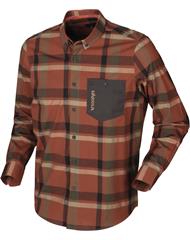 Рубашка Harkila Amlet Dark Burnt Orange check